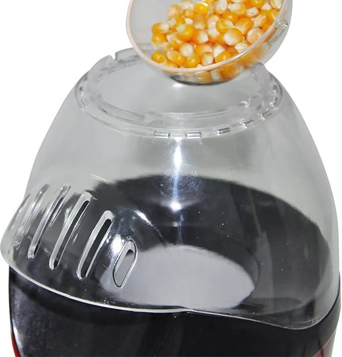 Transparent lid popcorn maker device
