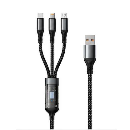 SODINOS FAST CHARGING CABLE ( 3 in 1 ) Premium Quality for android,iphone,ipad,earphone