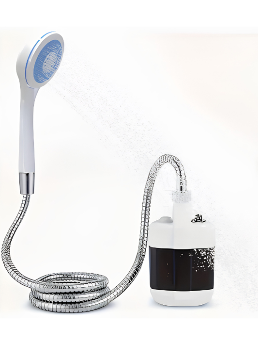 Portable Water Pump Kit with Hose & Nozzle