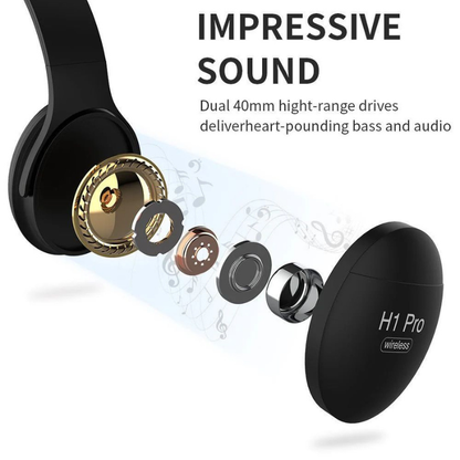 Ergonomic Wireless Bluetooth Headphones