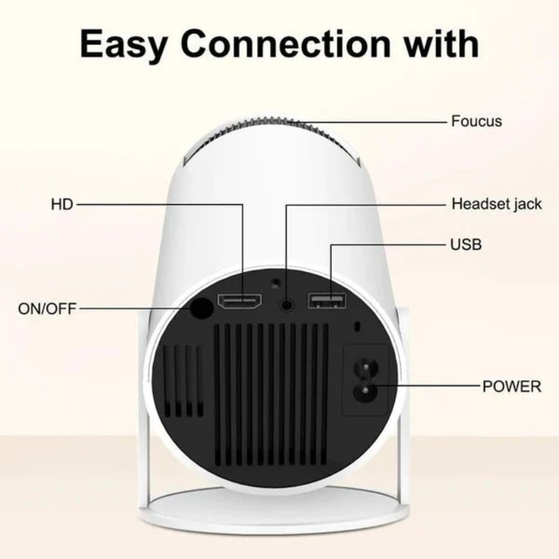 Mini Smart 4K Portable Projector