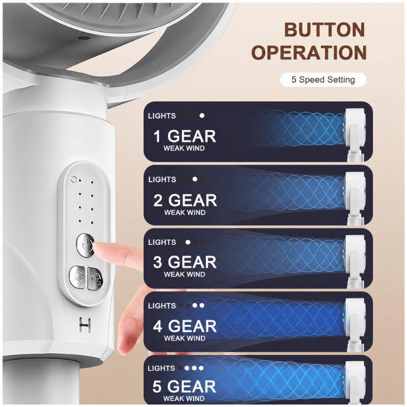 Remote Control Oscillating Standing Fan