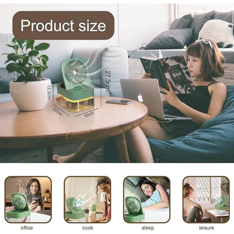 Mini Air Conditioner with Humidifier