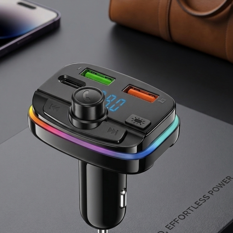 2 USB + Type C Fast Car charger 3.0 | Universally Compatible