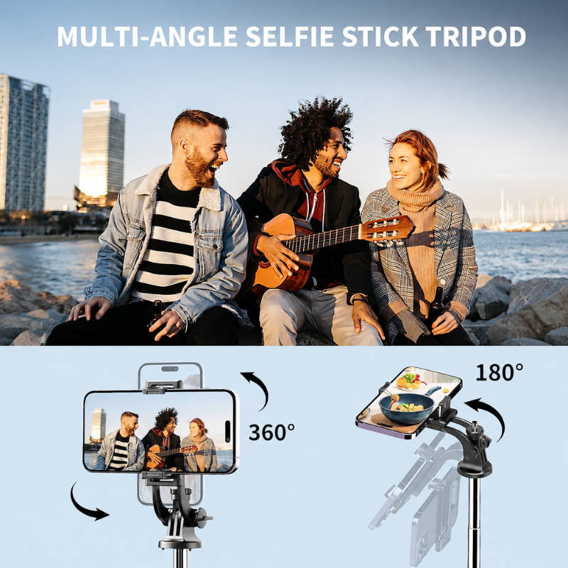Multi-Function Phone Tripod Stand