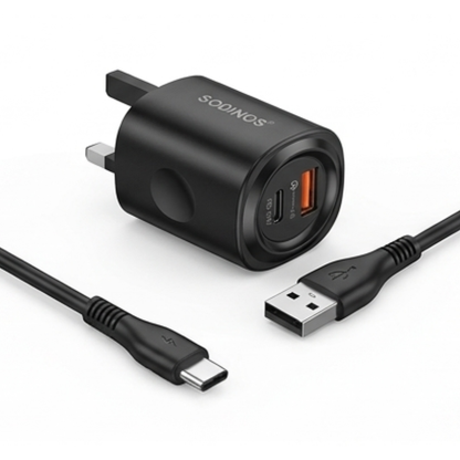 35W Fast Charger With USB (Compatible with Iphone 15 16 , Smasung galaxy , Xiaomi , Oneplus , Huawei )