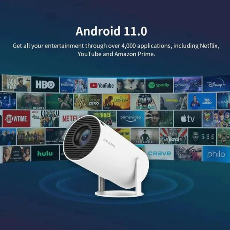 Mini Smart 4K Portable Projector