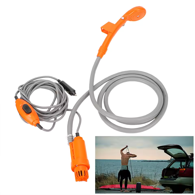 12V Portable RV Shower Pump Kit
