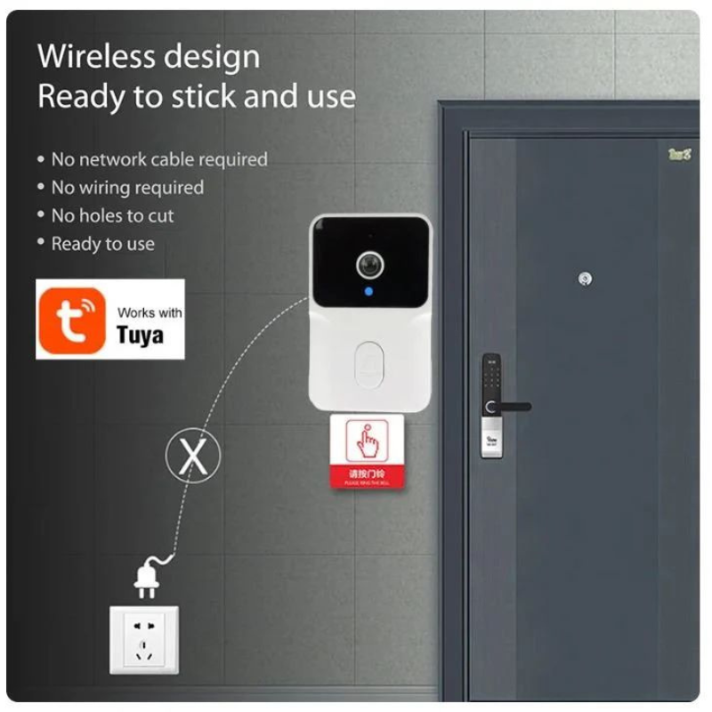 Wireless Home Security Doorbell Camera