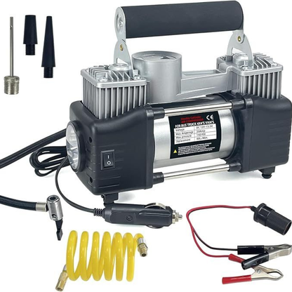 Portable Tire Inflator with Light