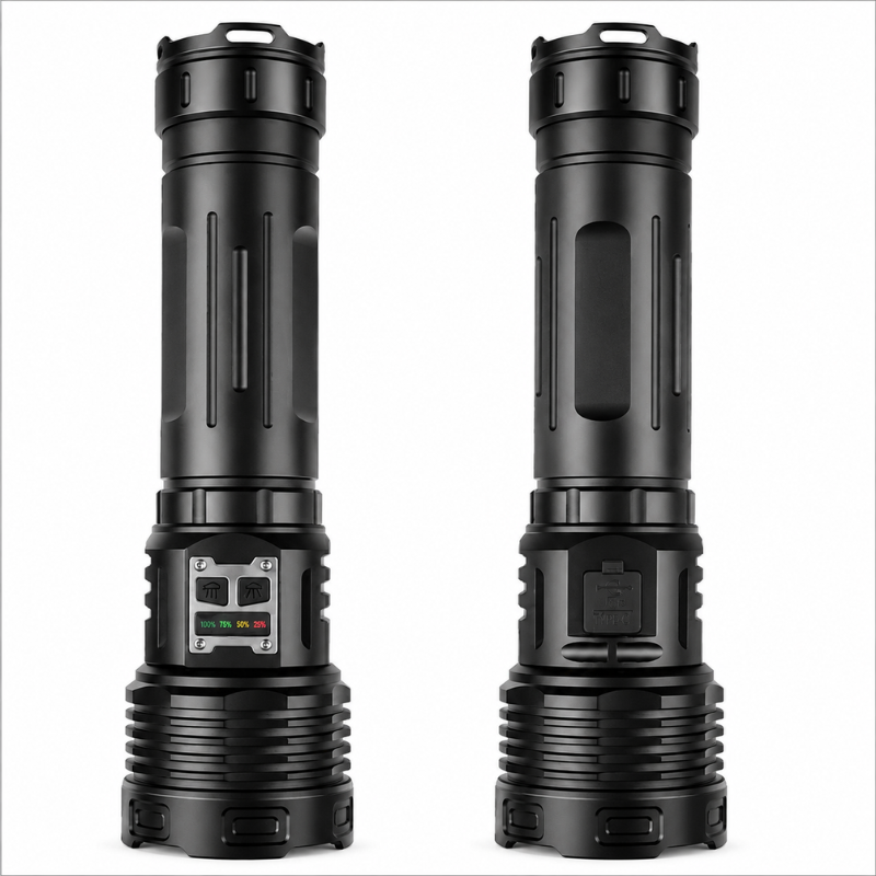 Rechargeable Zoom LED Tactical Flashlight