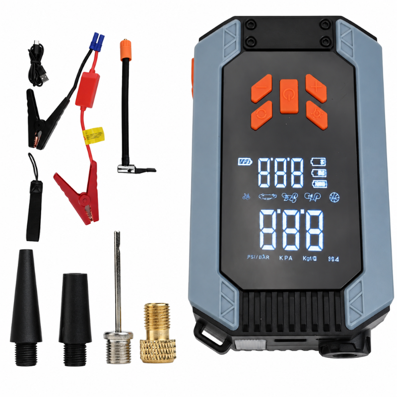 7200A Car Jump Starter Compressor
