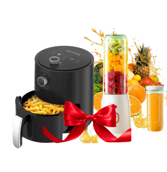 Air fryer and portable blender combo for healthy cooking in UAE