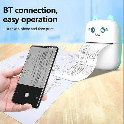 Inkless pocket printer for photos and notes 