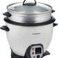 Rice cooker with steamer and food warmer 