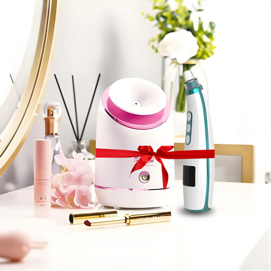 Facial steamer and blackhead remover combo for deep pore cleansing in UAE