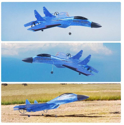 Gyro stabilized remote control airplane flight mode 