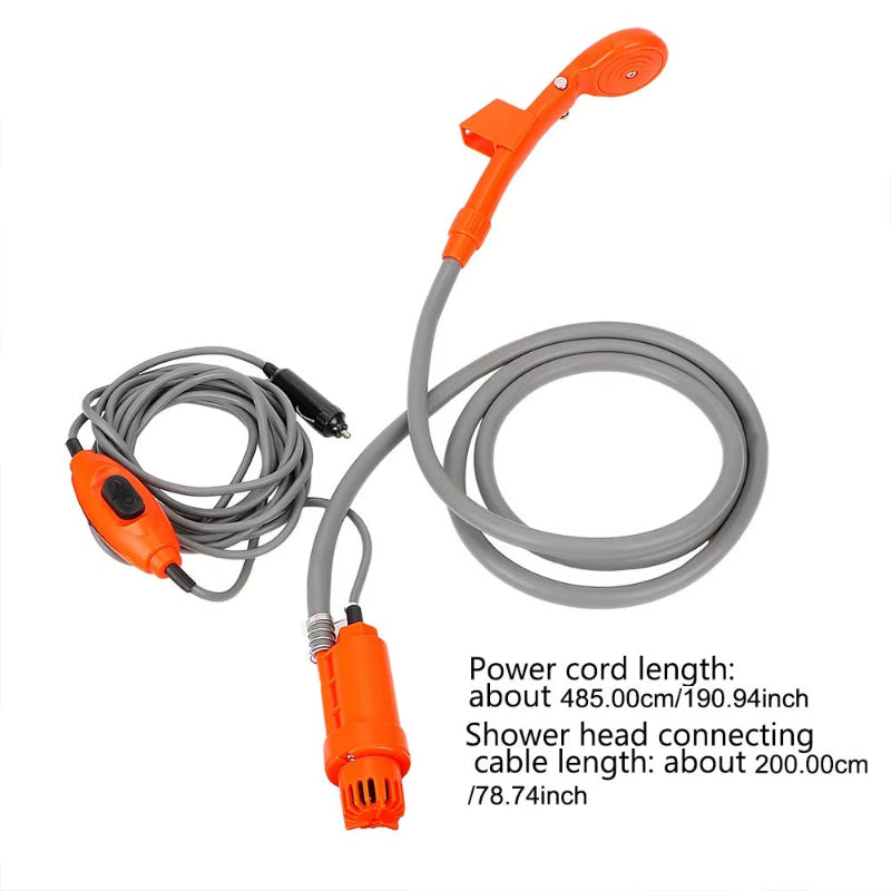 12V Portable RV Shower Pump Kit