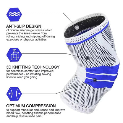 Silicone Knee Support Compression Sleeve