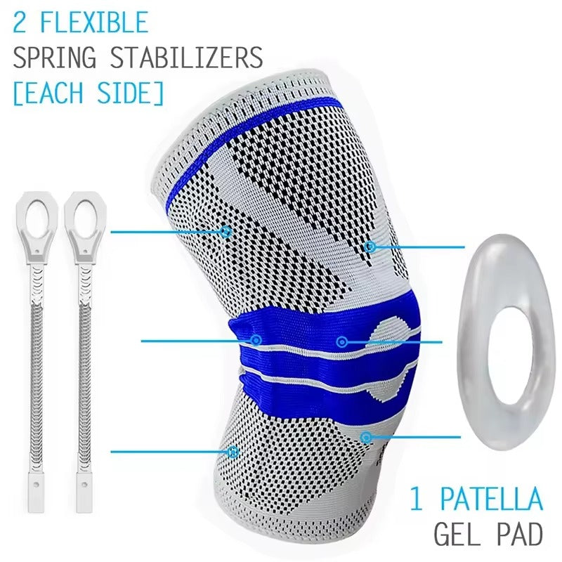 Silicone Knee Support Compression Sleeve