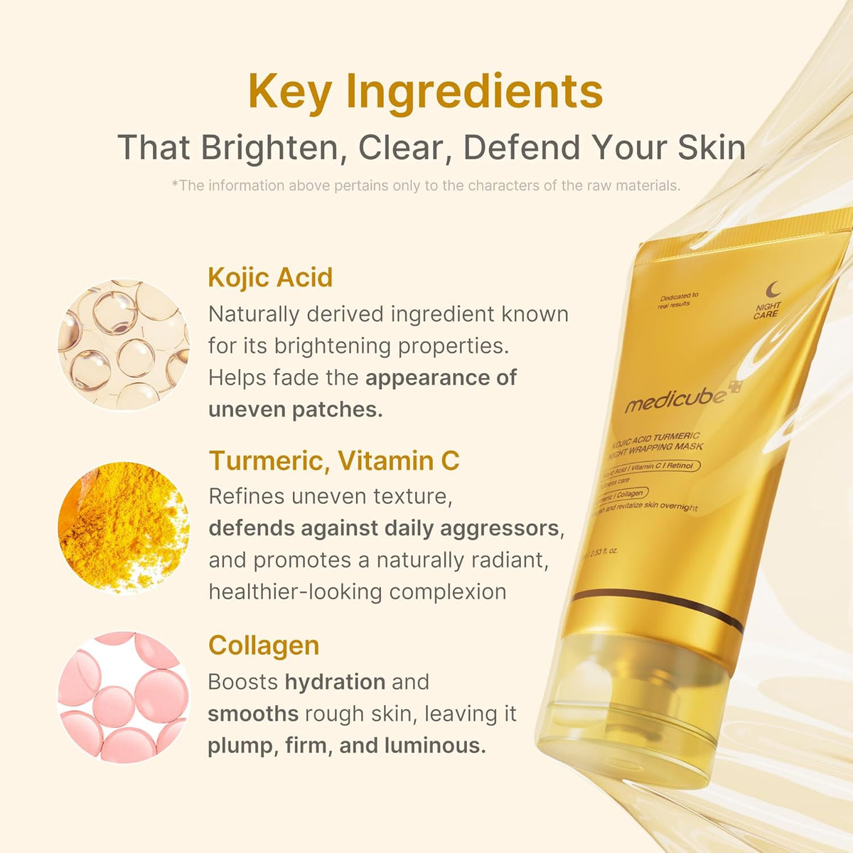 Medicube Turmeric Overnight Wrapping Peel Off Mask