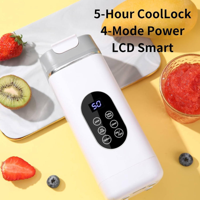 Ice crushing portable blender with 12 blade system