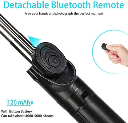 Portable tripod stand for smartphone vlogging 