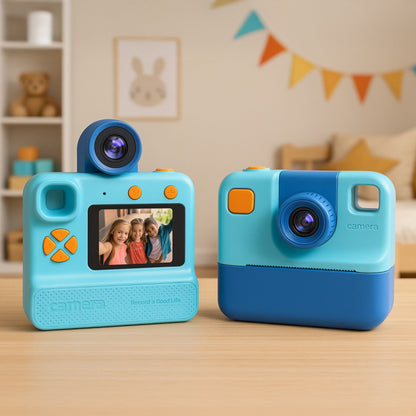 Cartoon Flip Selfie Print Camera