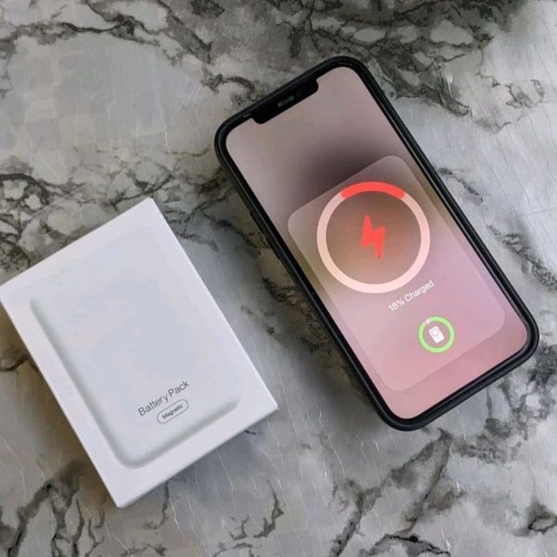 Travel friendly wireless power bank magnetic 