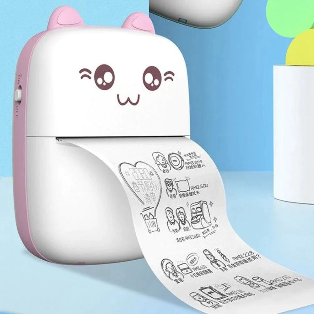 Mobile Bluetooth photo printer inkless device 